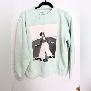Harry Styles Love On Tour Sweatshirt Crew Neck Size Large Concert Album